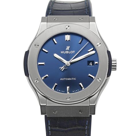 Hublot Classic Fusion Blue Titanium Blue 511.NX.7170.LR USED 